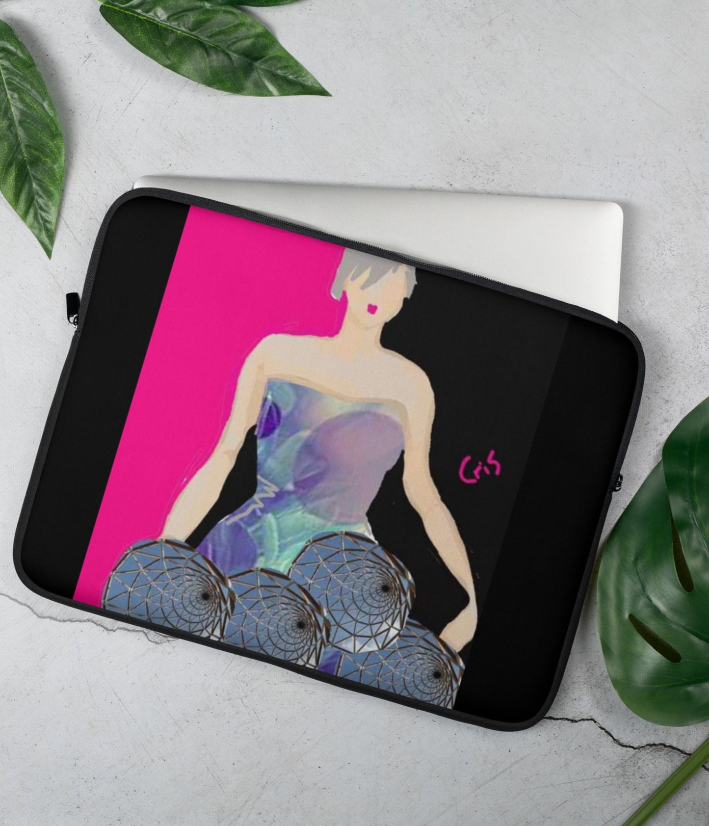 Funda para notebook, ilustrada