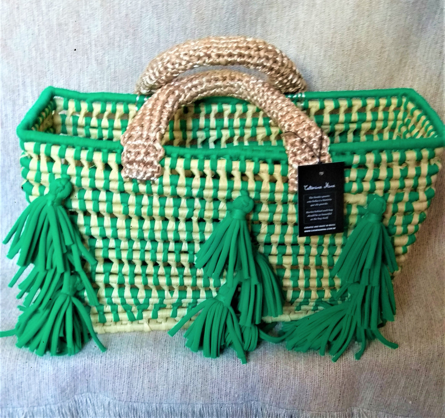 Bolso de lujo artesanal casual. Exclusivo en rojo