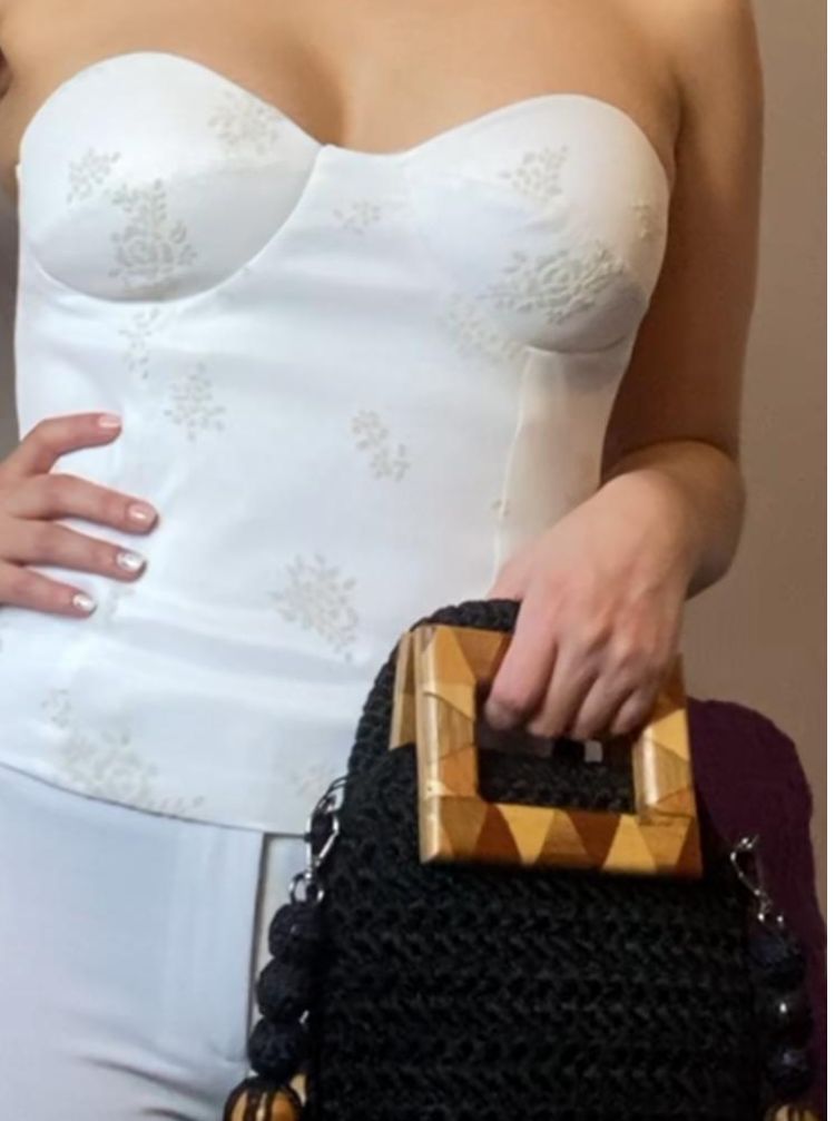 Corset sexy de vestir elastizado por talle. Estilo según tela y diseño