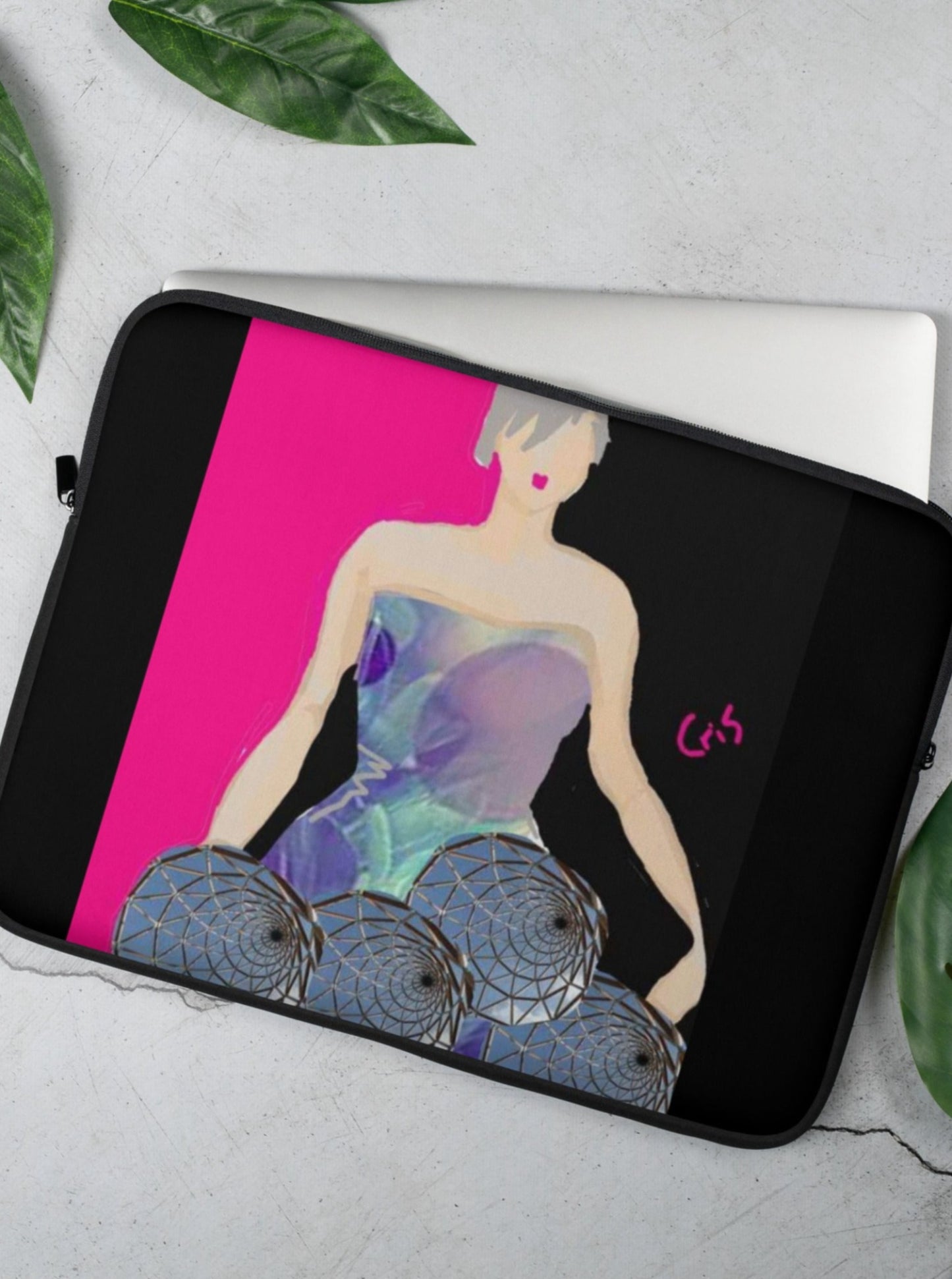 Funda para notebook, ilustrada