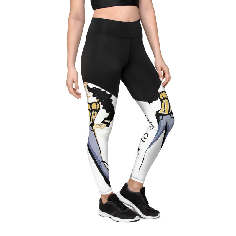 LEGGINGS ILUSTRADOS, FABRICACION POR DEMANDA. POR PEDIDO XS AL 7XL.