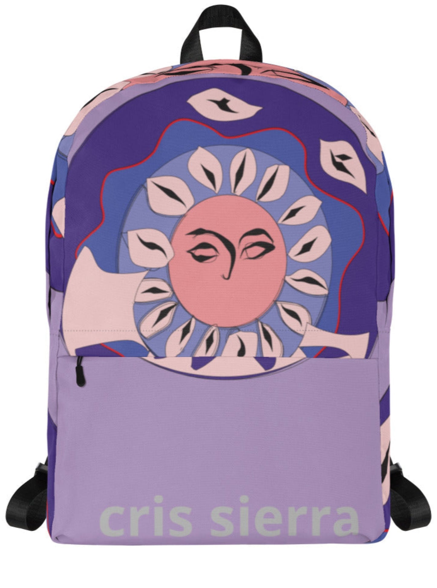 Mochila porta laptop ilustrada