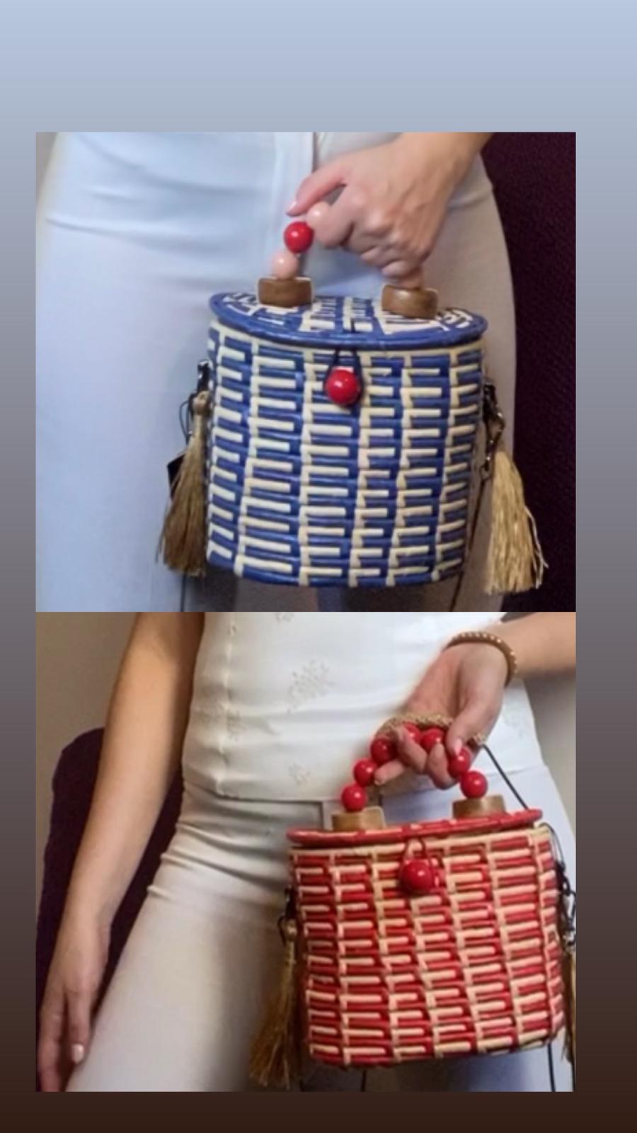 Carteras de lujo artesanales exclusivas. En rojo o en azul