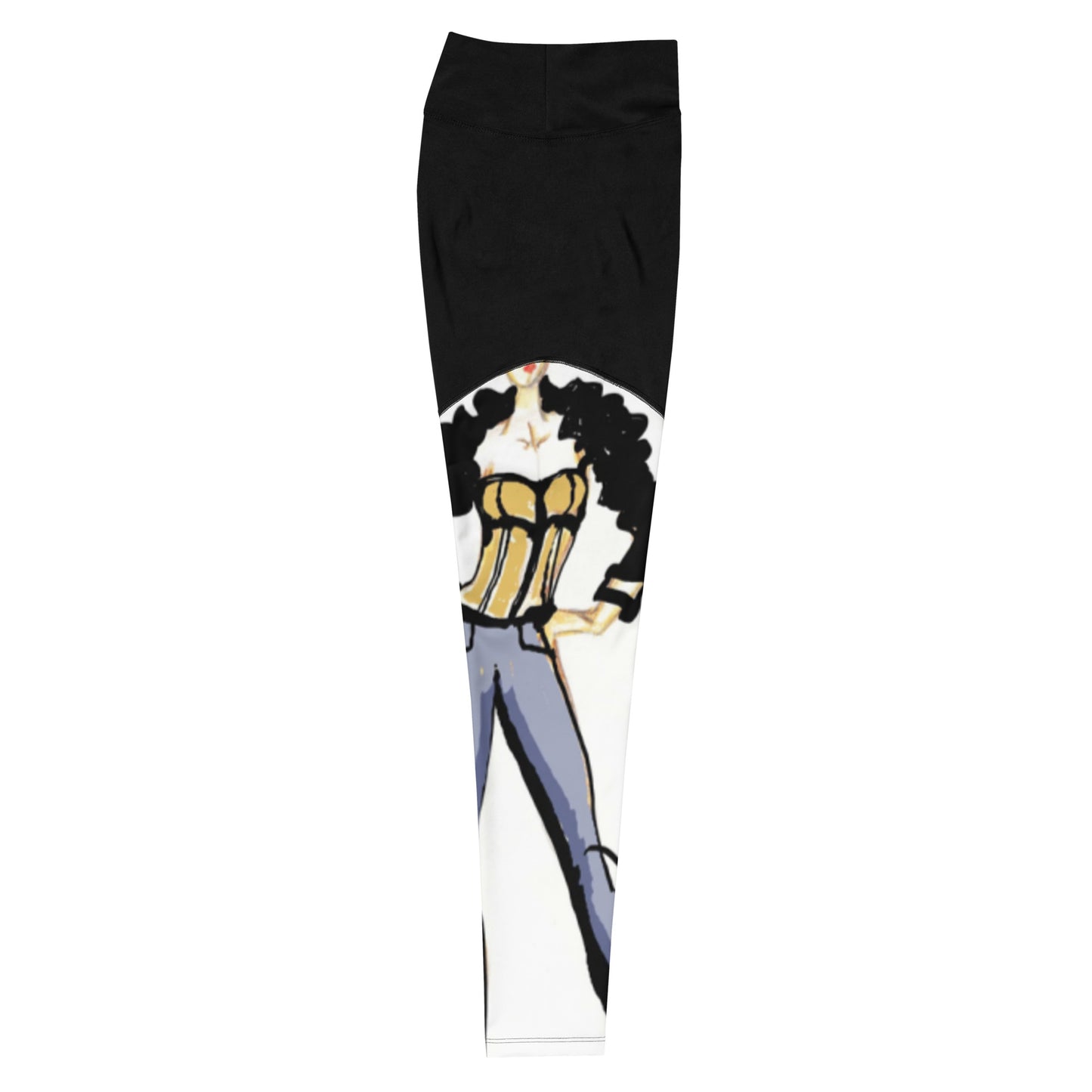 LEGGINGS ILUSTRADOS, FABRICACION POR DEMANDA. POR PEDIDO XS AL 7XL.