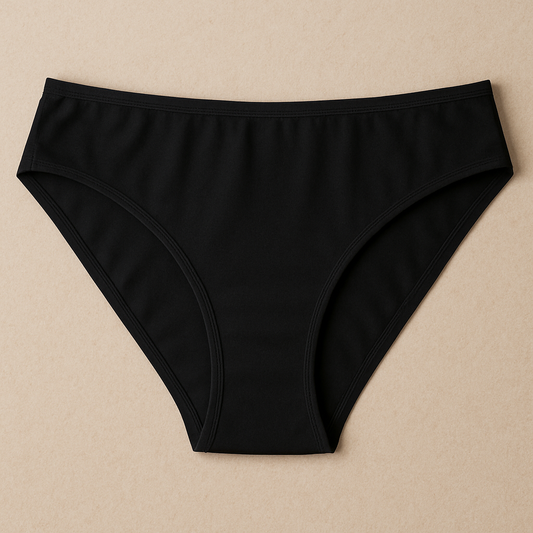 Bombacha Tiro Alto Ancho en Algodón Modal.