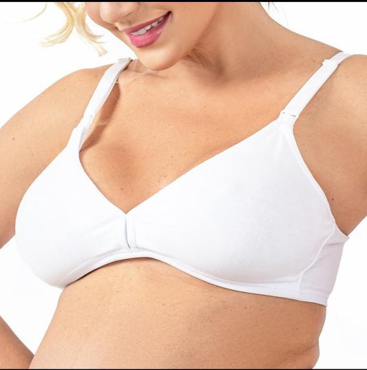Soutien Maternal en Algodón con Pezonera