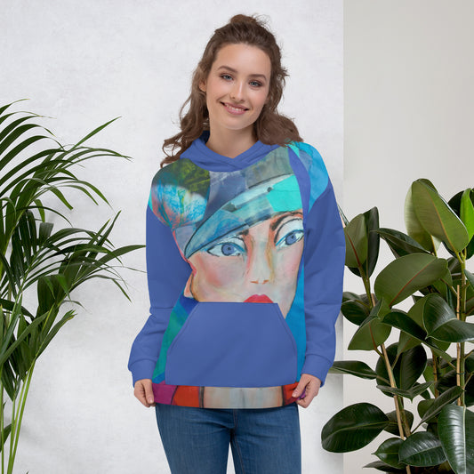 Canguro con capucha ilustrado, pedido por demanda. Único