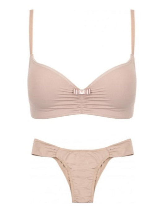 Conjunto soutien Soraia con copa preformada push up, bombacha Isis