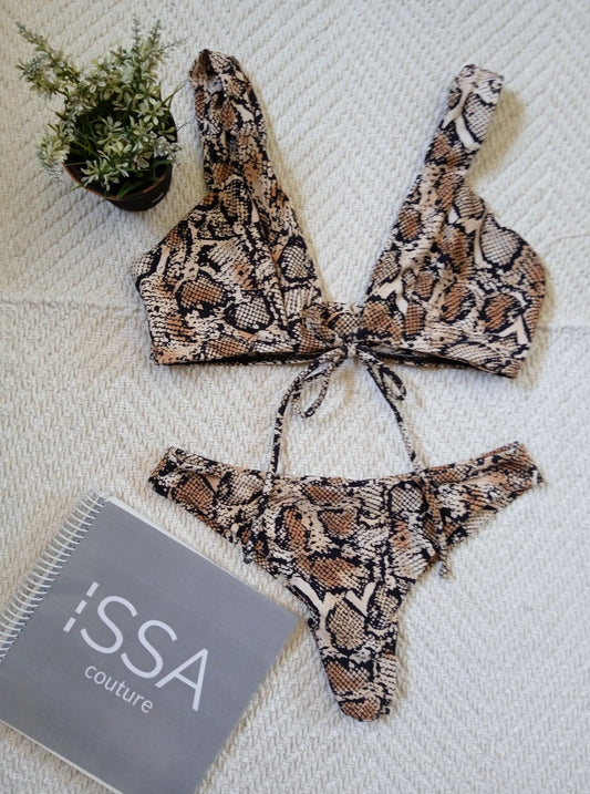Biquini animal print, lycra calidad brasileña.